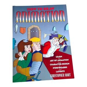 How To Draw Animation Instruction Guide Book Christopher Hart Soft Cover